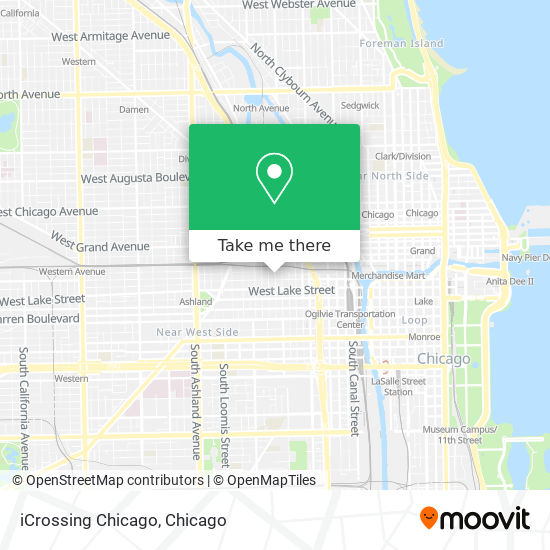 iCrossing Chicago map