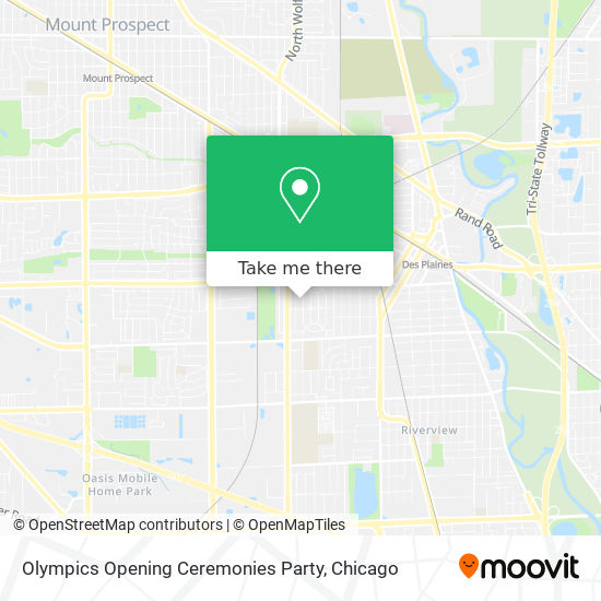 Olympics Opening Ceremonies Party map