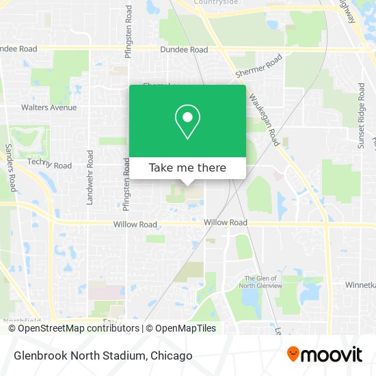 Mapa de Glenbrook North Stadium