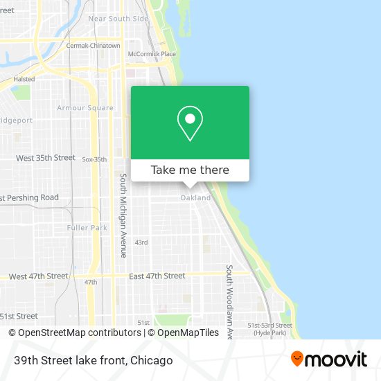 39th Street lake front map