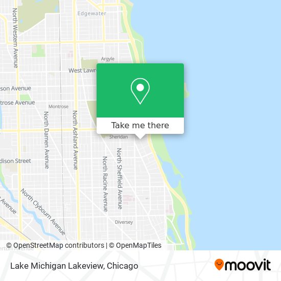 Lake Michigan Lakeview map