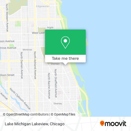 Mapa de Lake Michigan Lakeview