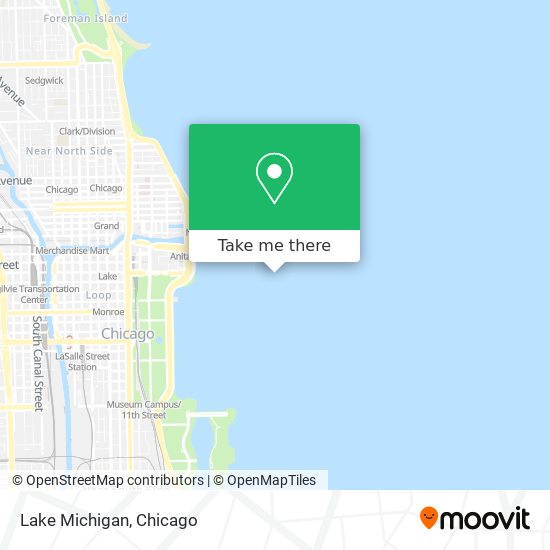 Lake Michigan map