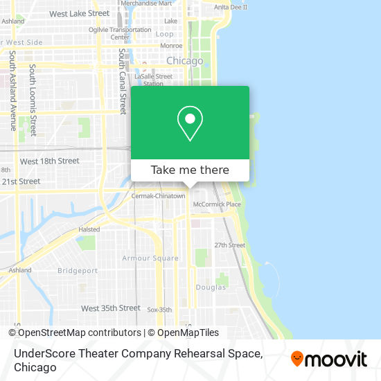 UnderScore Theater Company Rehearsal Space map