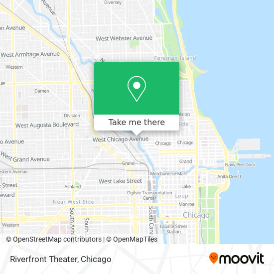 Riverfront Theater map