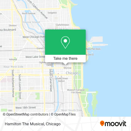 Hamilton The Musical map