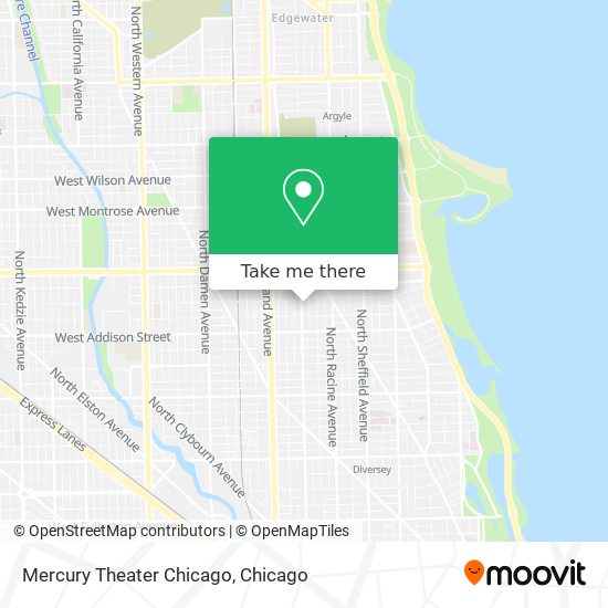 Mapa de Mercury Theater Chicago