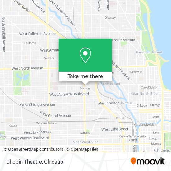 Chopin Theatre map