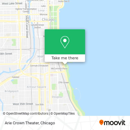 Arie Crown Theater map