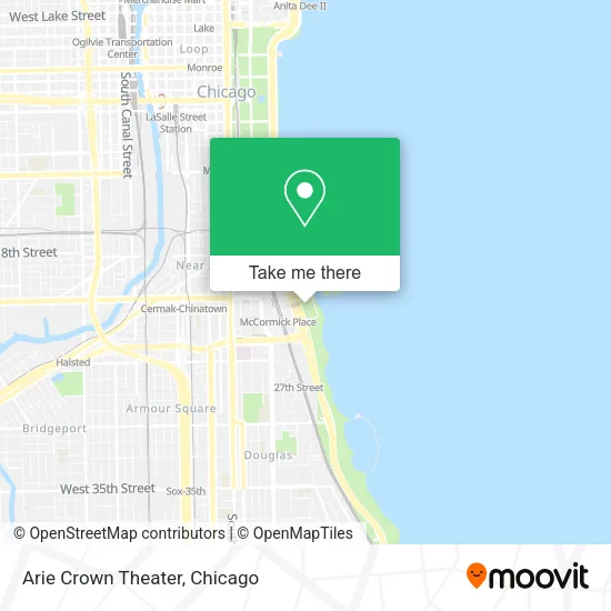 Arie Crown Theater map