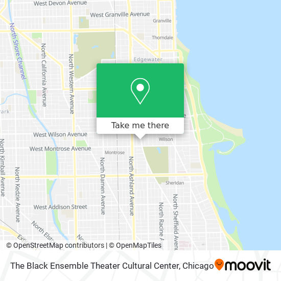 The Black Ensemble Theater Cultural Center map