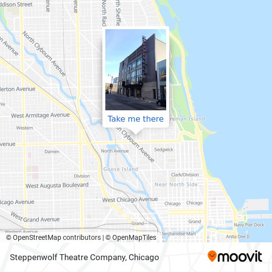 Steppenwolf Theatre Company map