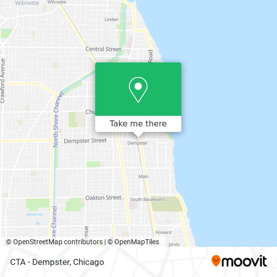 CTA - Dempster map