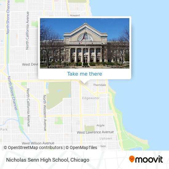 Mapa de Nicholas Senn High School