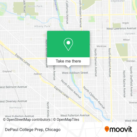 DePaul College Prep map