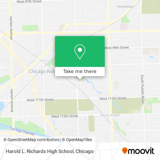 Mapa de Harold L. Richards High School