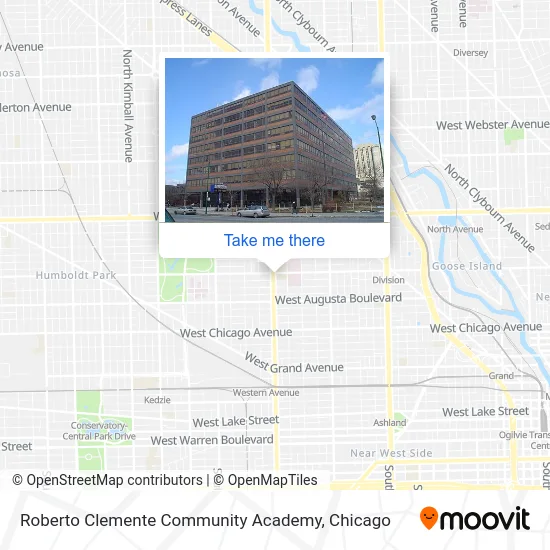 Roberto Clemente Community Academy map