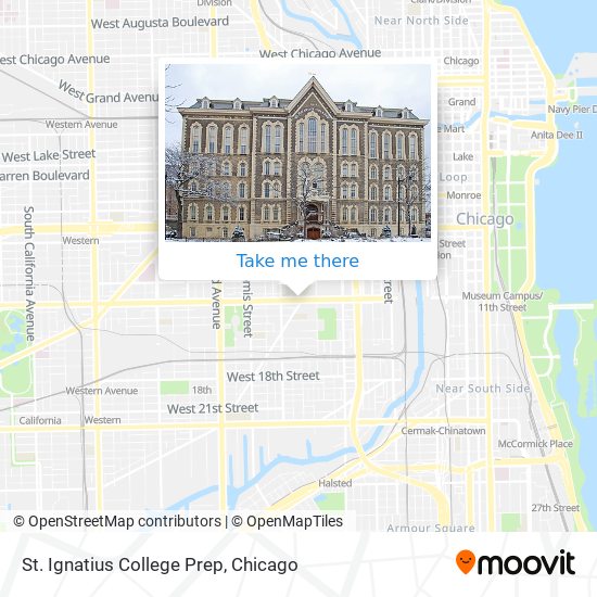 Mapa de St. Ignatius College Prep