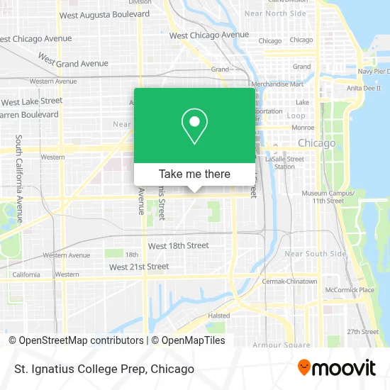 St. Ignatius College Prep map