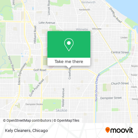 Kely Cleaners map
