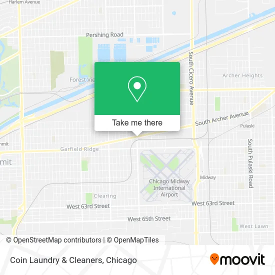 Coin Laundry & Cleaners map