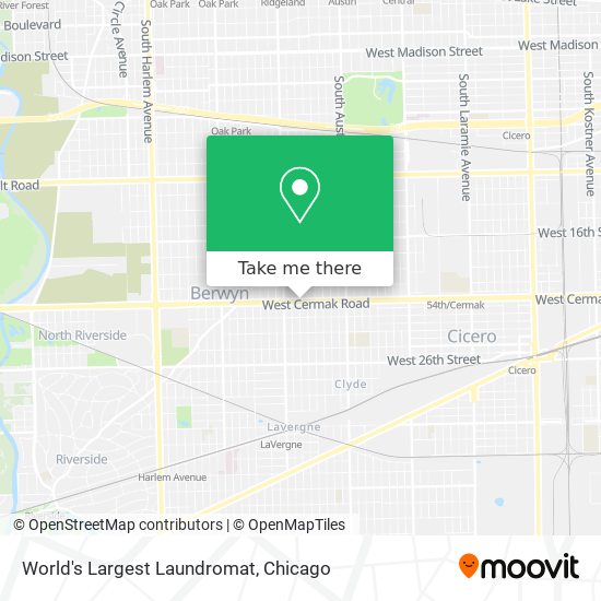 World's Largest Laundromat map