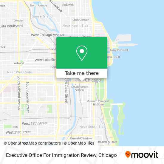 Executive Office For Immigration Review map