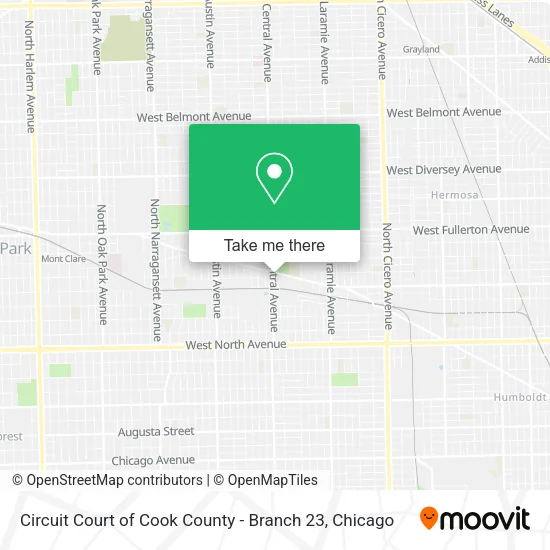 Mapa de Circuit Court of Cook County - Branch 23