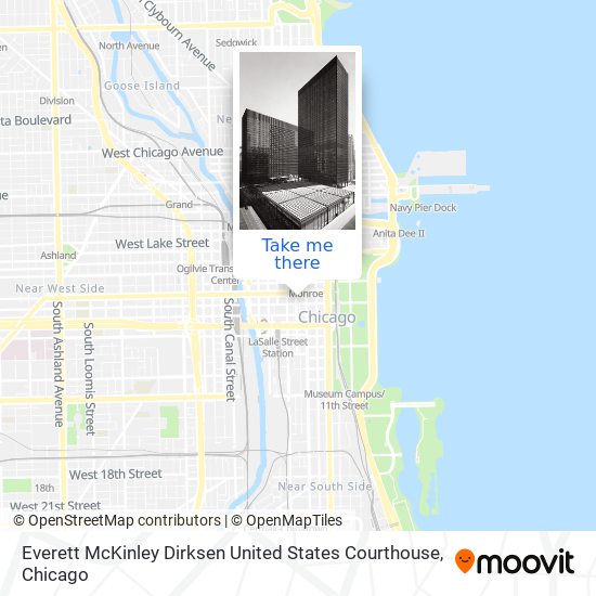 Mapa de Everett McKinley Dirksen United States Courthouse