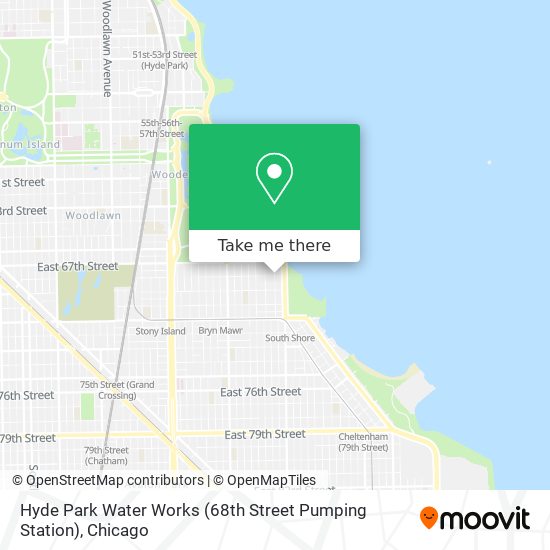 Mapa de Hyde Park Water Works (68th Street Pumping Station)
