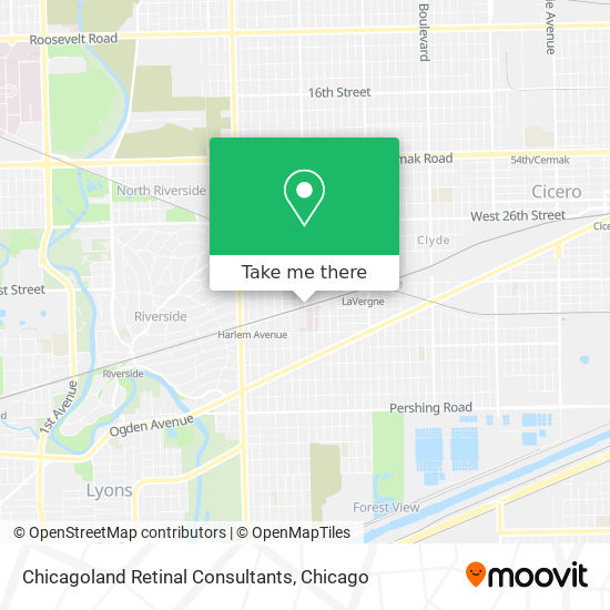 Chicagoland Retinal Consultants map