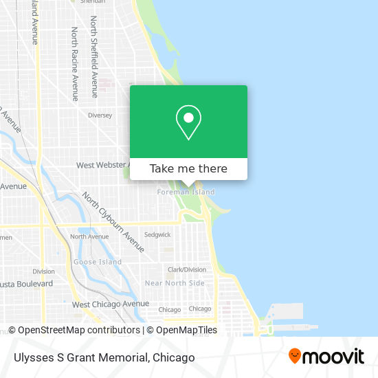 Ulysses S Grant Memorial map