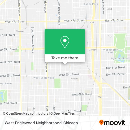 Mapa de West Englewood Neighborhood