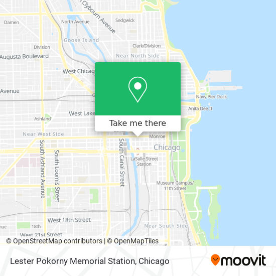 Lester Pokorny Memorial Station map