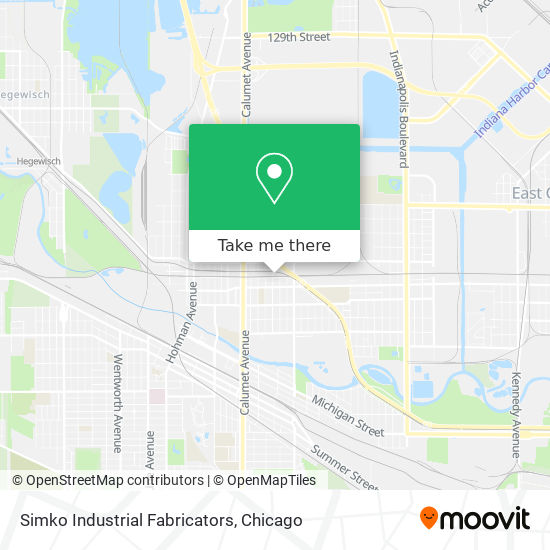 Mapa de Simko Industrial Fabricators