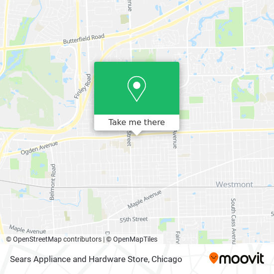 Sears Appliance and Hardware Store map