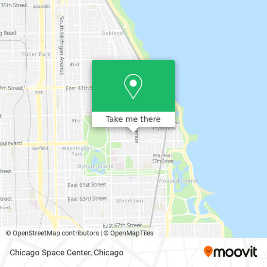 Chicago Space Center map