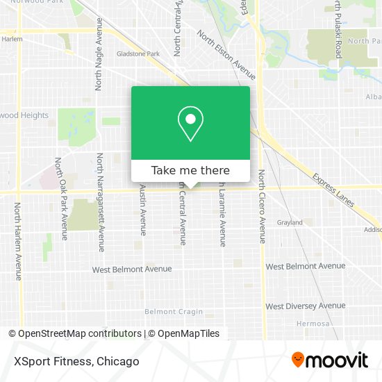 Mapa de XSport Fitness