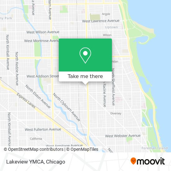 Lakeview YMCA map