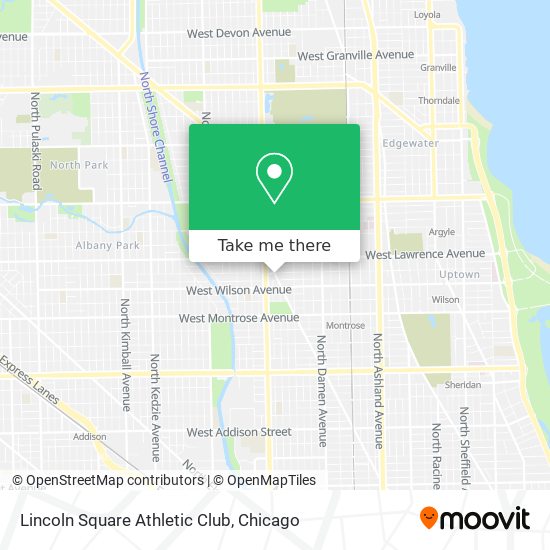 Lincoln Square Athletic Club map