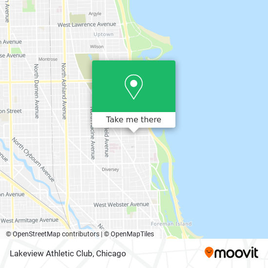 Lakeview Athletic Club map