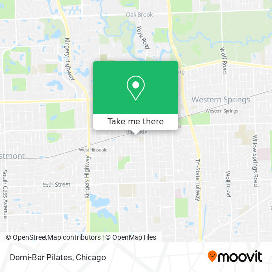 Demi-Bar Pilates map