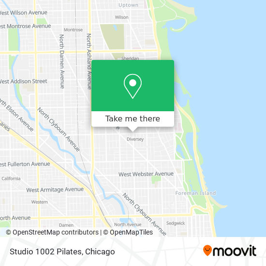 Studio 1002 Pilates map