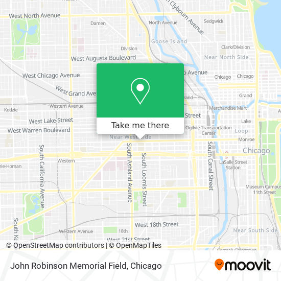 John Robinson Memorial Field map