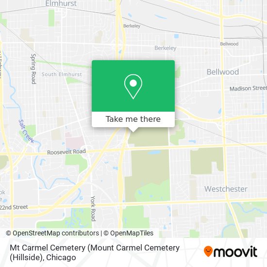 Mt Carmel Cemetery (Mount Carmel Cemetery (Hillside) map