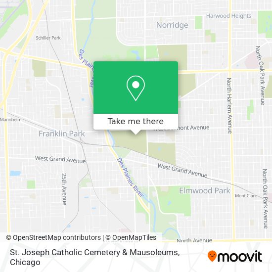 Mapa de St. Joseph Catholic Cemetery & Mausoleums