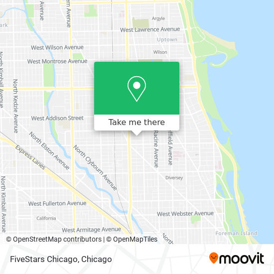 FiveStars Chicago map