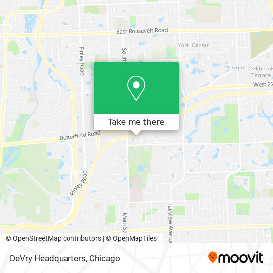 DeVry Headquarters map