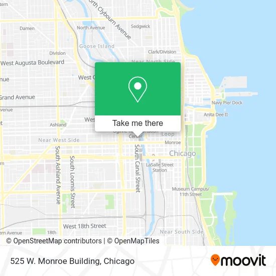 525 W. Monroe Building map