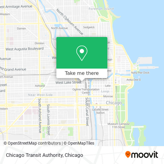 Chicago Transit Authority map